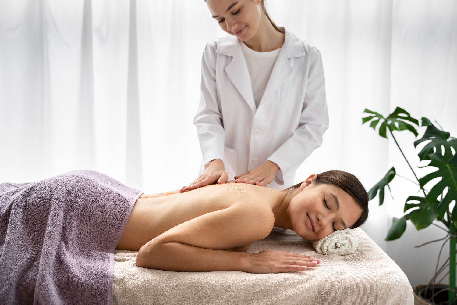 oil massage for women